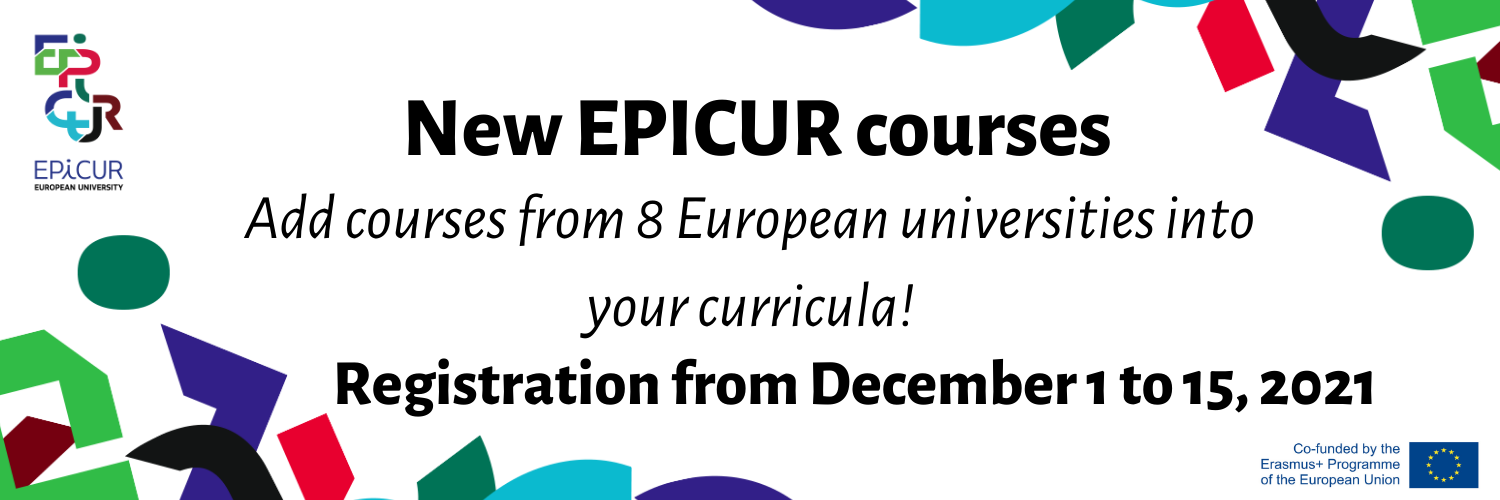 Συμμαχία EPICUR: Αιτήσεις για μαθήματα εαρινού εξαμήνου
